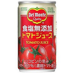 デルモンテ 食塩無添加トマトジュース 160g 60本セット
